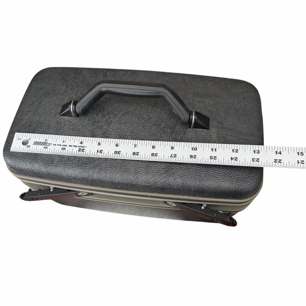 Samsonite Vintage Profile II Train Case Gray Luggage - Picture 9 of 9